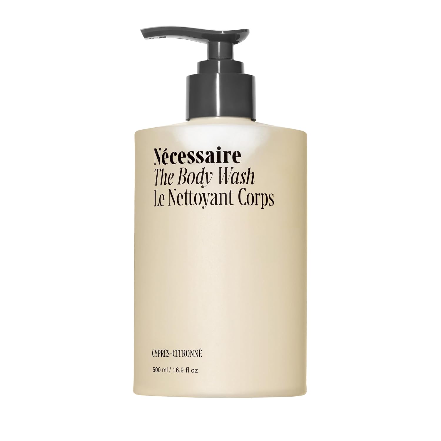 Nécessaire The Body Wash Cyprès-Citronné - Multi-Oil Shower Gel Body Wash for Women + Men. Non-Comedogenic + Hypoallergenic for Sensitive Skin with Niacinamide. 500ml/16.9 fl oz
