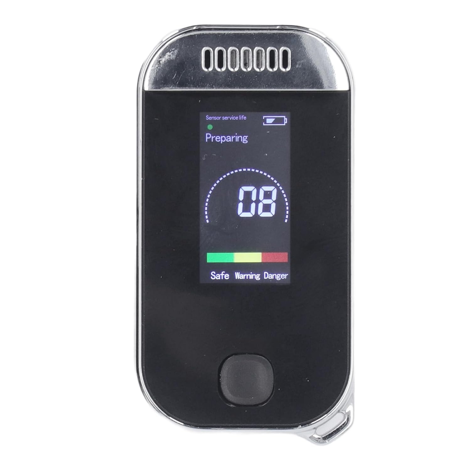 Breath Alcohol Tester,LED HD Digital Display,Type C Interface High Accuracy/Multiple Functions 50 Sets of Data Records with Electronic Components for Clinical Diagnostic Test Kits