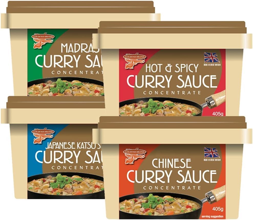Goldfish Takeaway Curry Sauce Paste Concentrate 4x405g / Tailor-make Case of 4