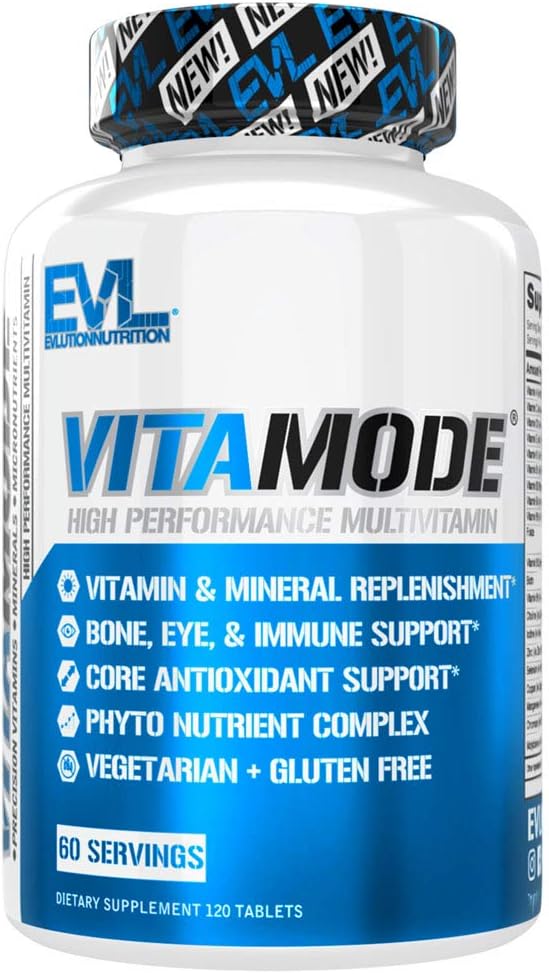 EVL Advanced Daily Multivitamin - Men's Multivitamin with Essential Minerals Phytonutrient Complex and VitaMode Active Mens Vitamins for Energy with Lycopene for Muscle Bone and Immune Support