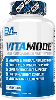 EVL Advanced Daily Multivitamin - Men's Multivitamin with Essential Minerals Phytonutrient Complex and VitaMode Active Mens Vitamins for Energy with Lycopene for Muscle Bone and Immune Support