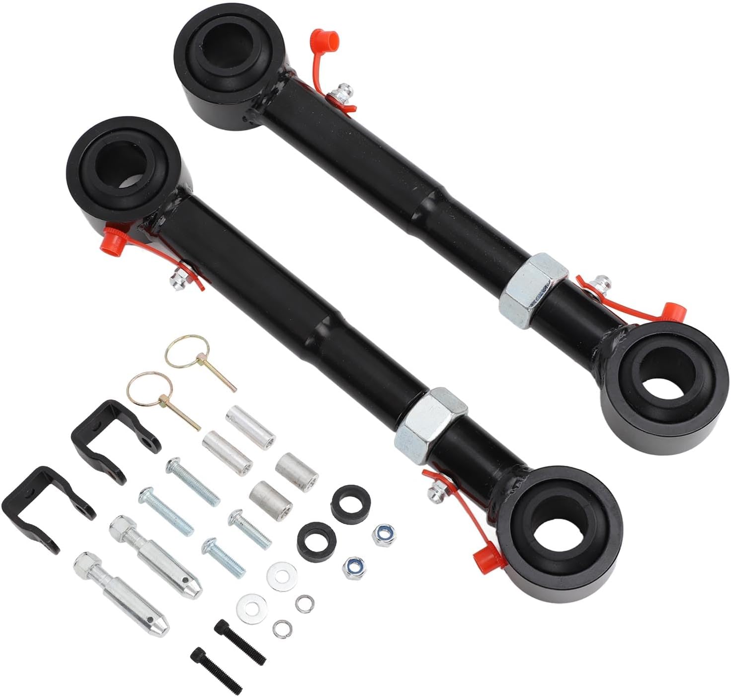 Fabater Front Swaybar Quicker Disconnect System for TJ 1998‑2006, for Cherokee XJ 1984 ‑ 2001, 2.5" - 6" Lifts, Adjustable Quicker Disconnect Sway Bar Links Replacement