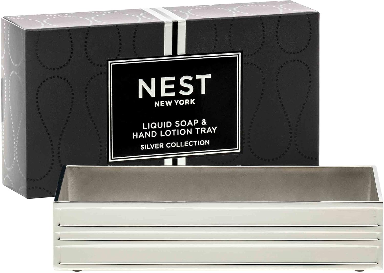 NEST New York Silver Caddy - Soap & Lotion Tray