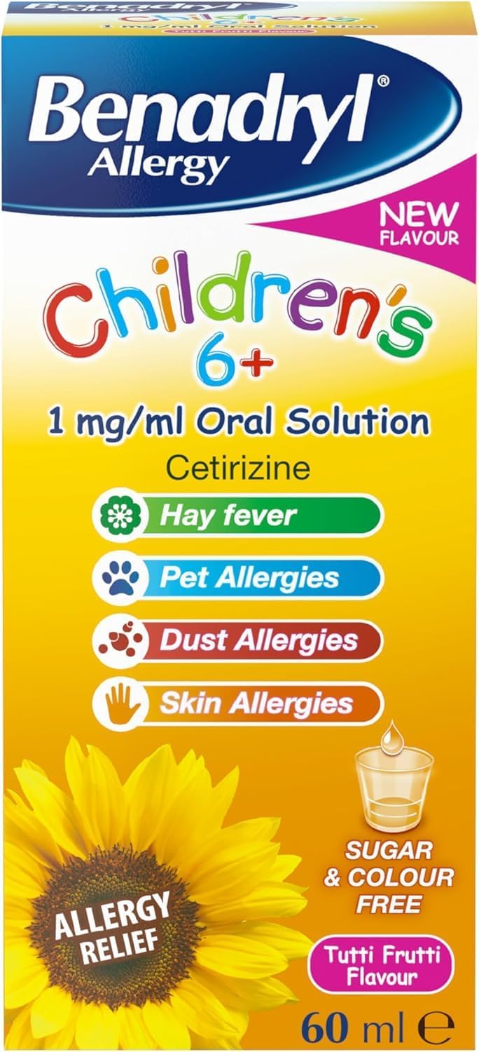 Benadryl Allergy Syrup Children 60ml