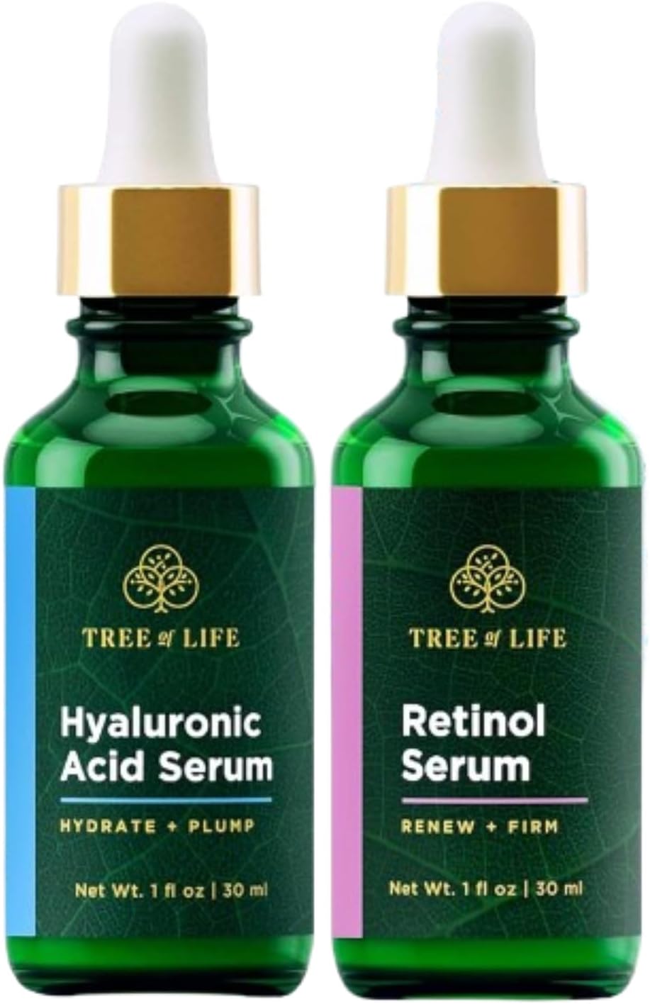 Anti Aging Serums - Retinol and Hyaluronic Acid Serums