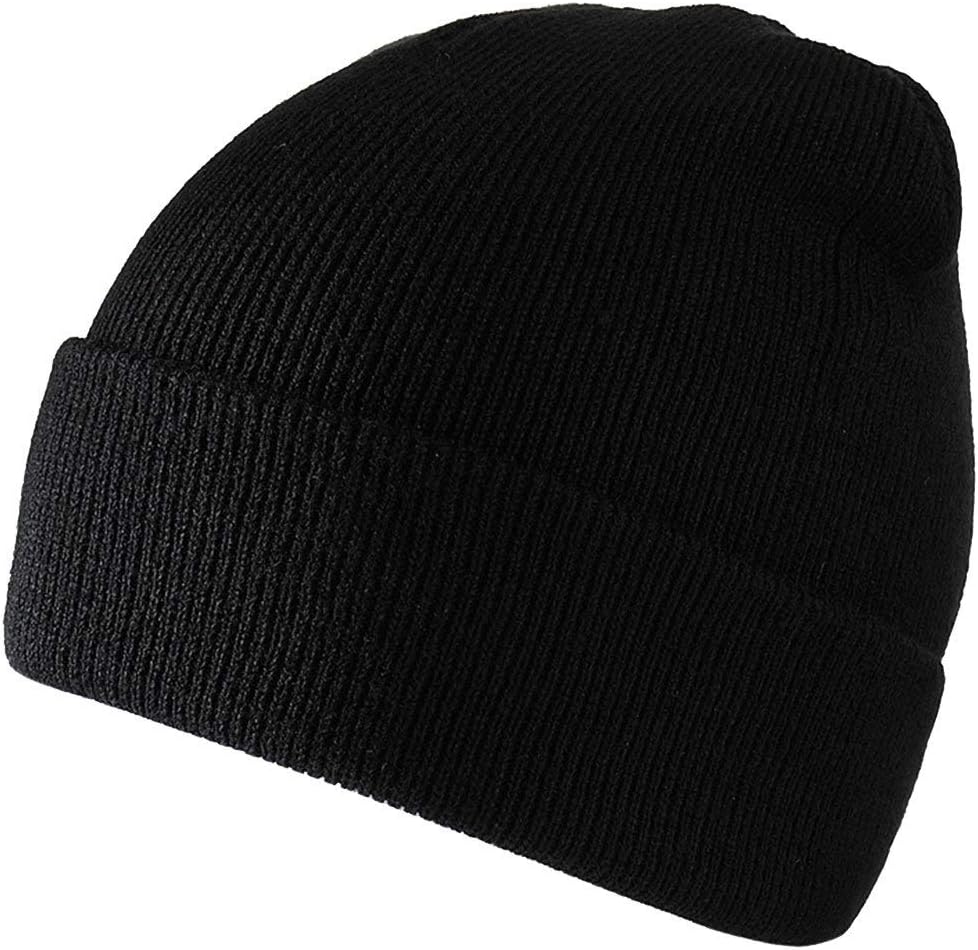 Unisex Adult Knit Beanie for Men Women Warm Snug Hat Cap