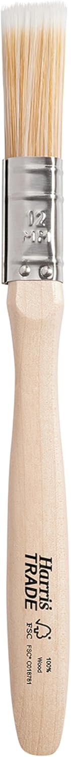 Harris Trade Fine Tip Emulsion & Gloss Paint Brush 0.5", Multicolor