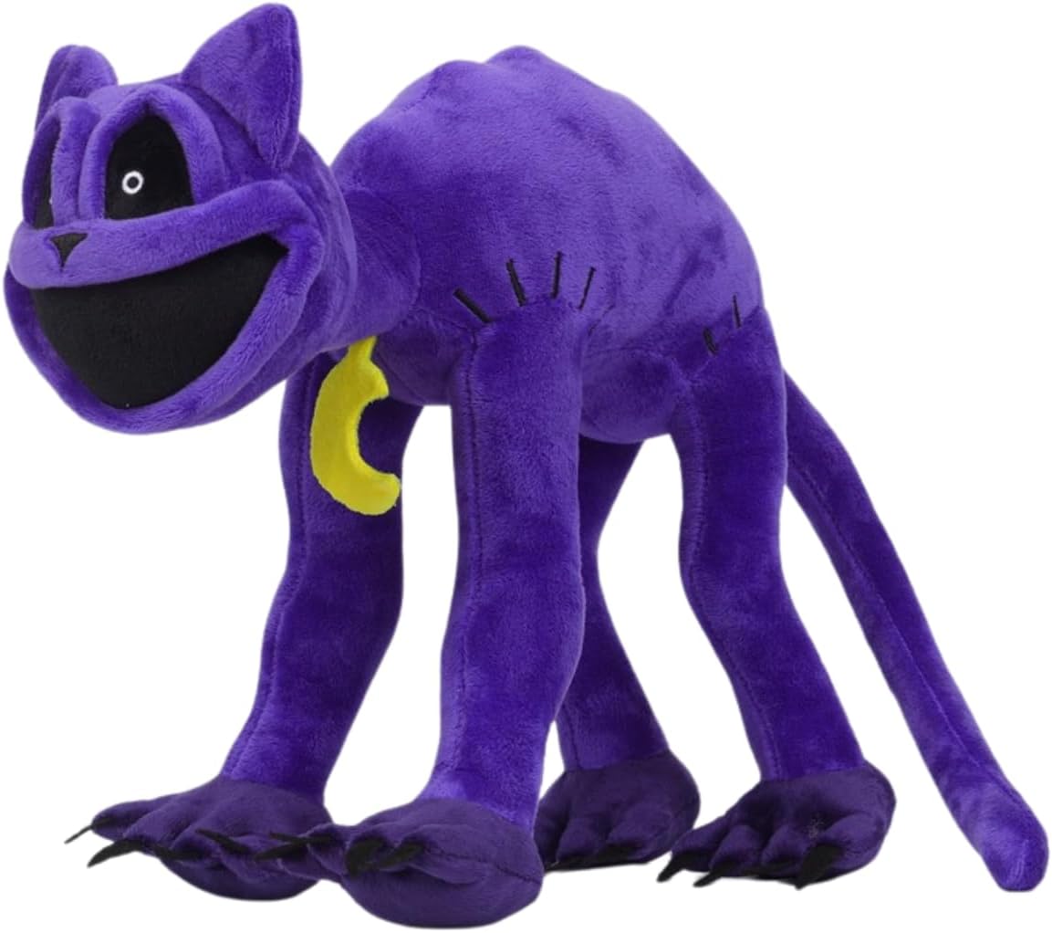 Super JAKES Catnap Teddy,Smiling Critters Plush Toy,CatNap Plush Pillow Series Figure Pressure Relief Plush Doll Gifts for Fans(30cm)