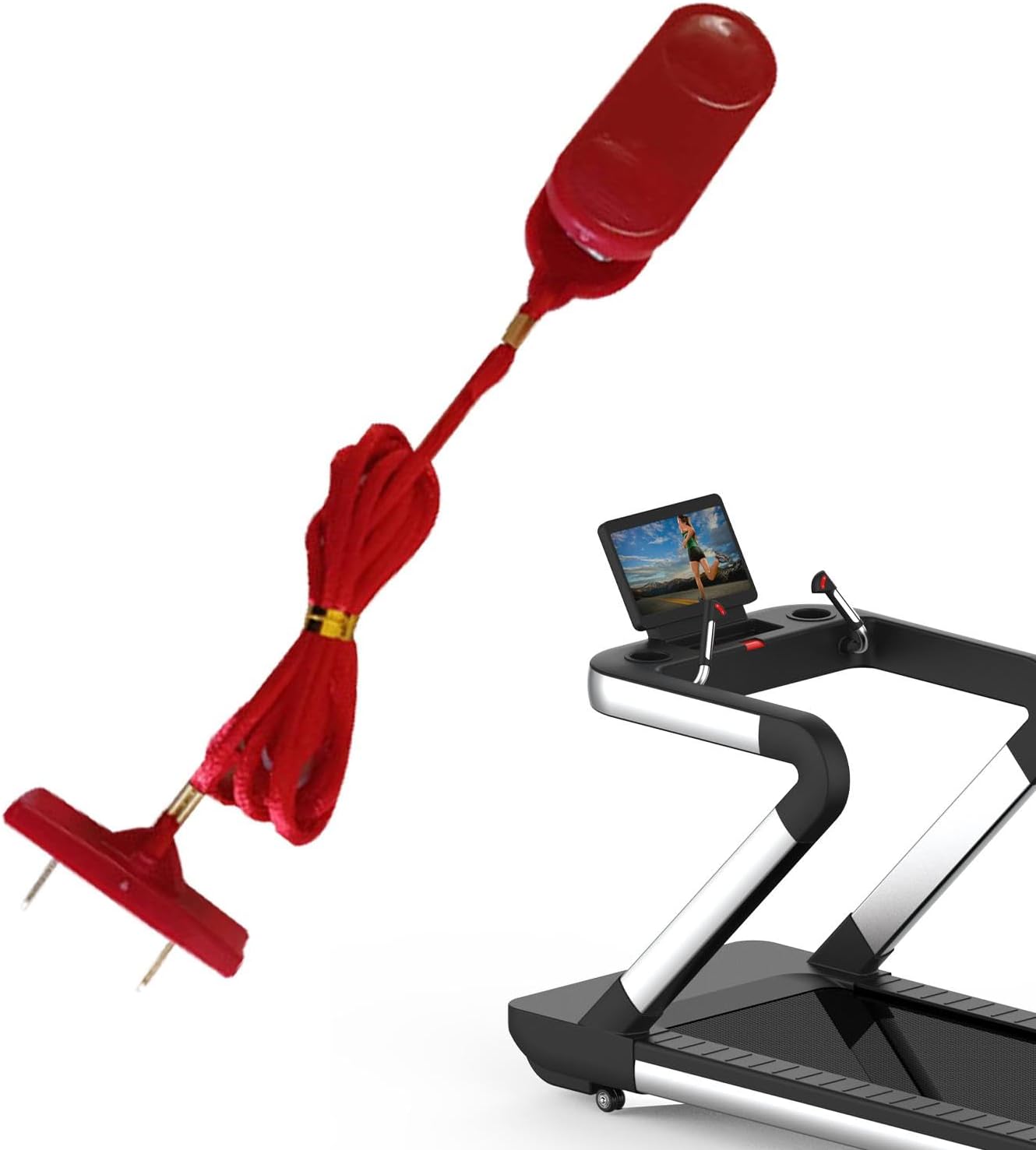 Treadmill Safety Key with Clip Stop Treadmill Immediately