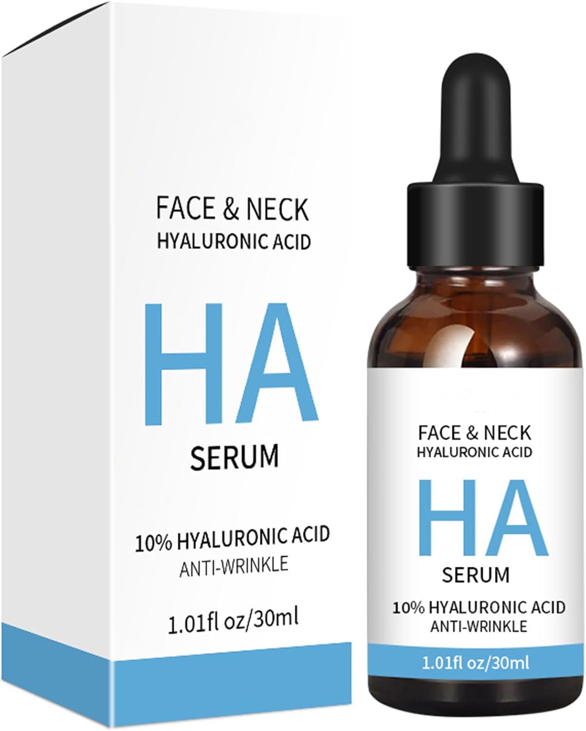 Facial Serum 10% Hyaluronic Acidanti-Wrinkle,Antipigmentation Face Serum For Men & Women Repairing Fine Lines, Wrinkles And Dryness Of The Skin,Moisturising Skin Care Serum Hyaluronic Acid