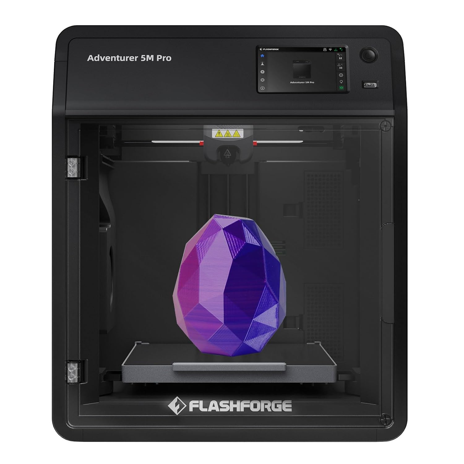 Flashforge Adventurer 5M Pro 3D Printer, 600mm/s Max High-Speed 3D Printers with Auto Leveling, Dual Filtration System, Remote Monitoring, Quick Detachable Nozzle,Effective Cooling, Automatic Shutdown