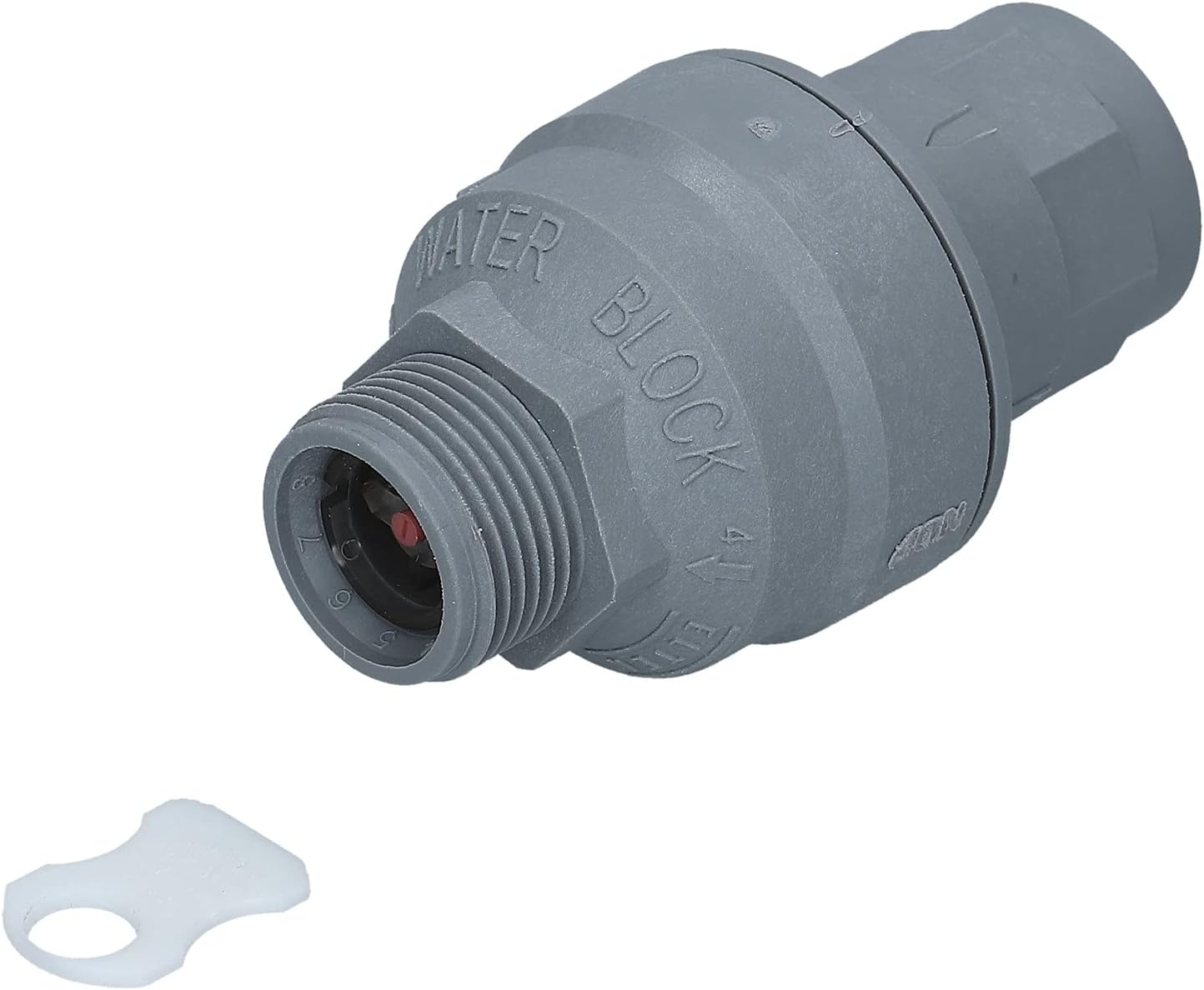 LUTH Premium Profi Parts Aquastop Valve Waterblock, Stainless Steel, Grey, 100041, 1 Pack