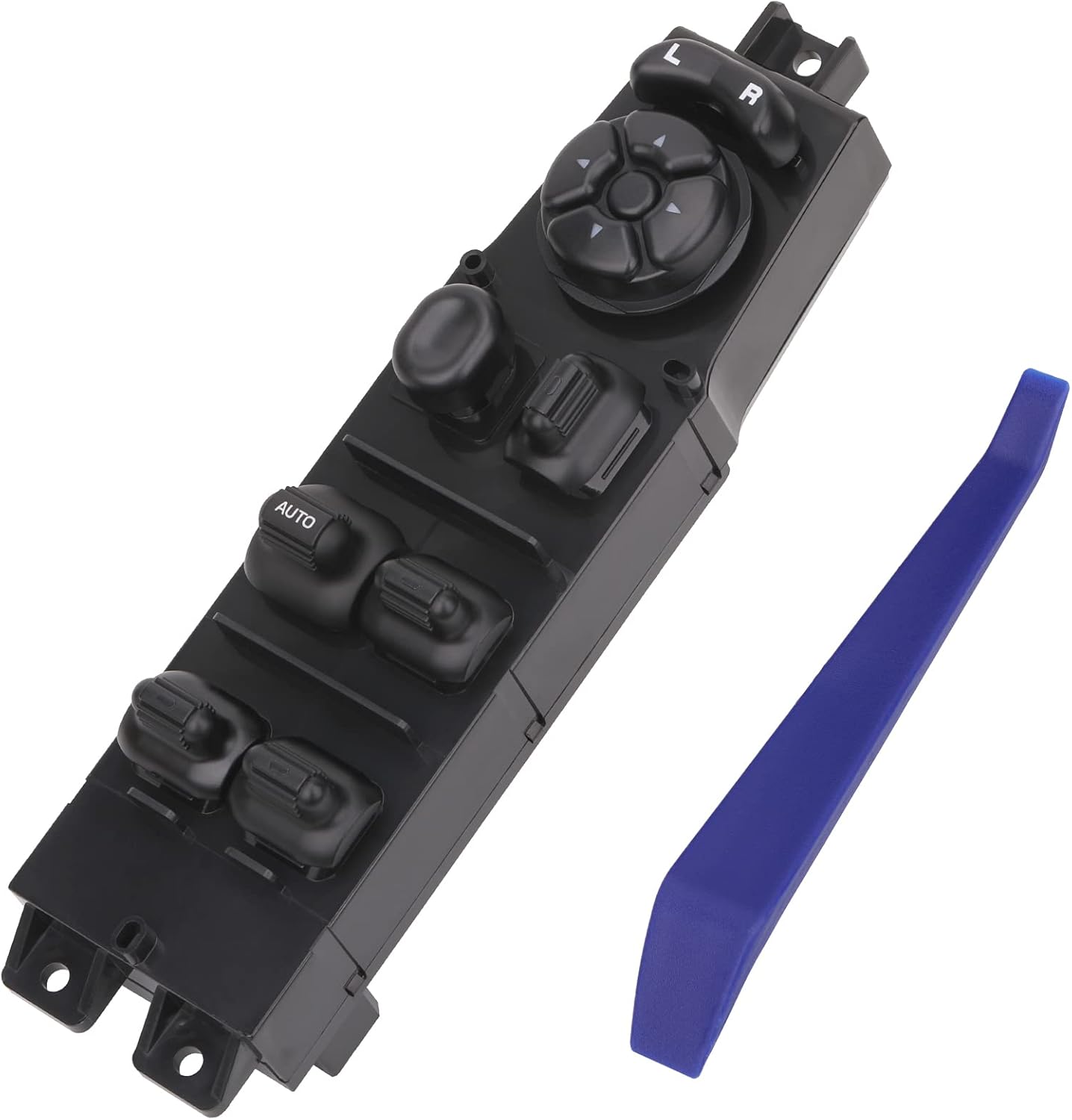 Master Window Switch Power Control Button Front Left Driver Side Compatible with Jeep Cherokee 1997 1998 1999 2000 2001 Replacement OEM 56009449AC 56009449AB 68171681AA 1 Auto Button Green light