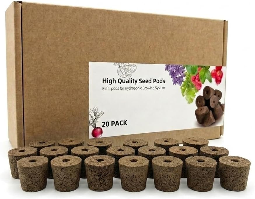 Refill Grow Sponges for Click and Grow Pods, 20-Count Seedless