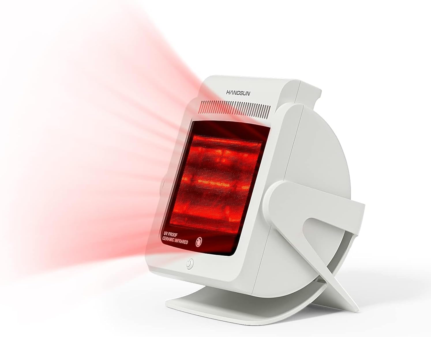 Hangsun Infrared Heat Lamp, 200-watt Portable Infrared Lamp with Soothing Heat for Improves Blood Circulation, Wide Heating Range for Office Room Desk Indoor Use