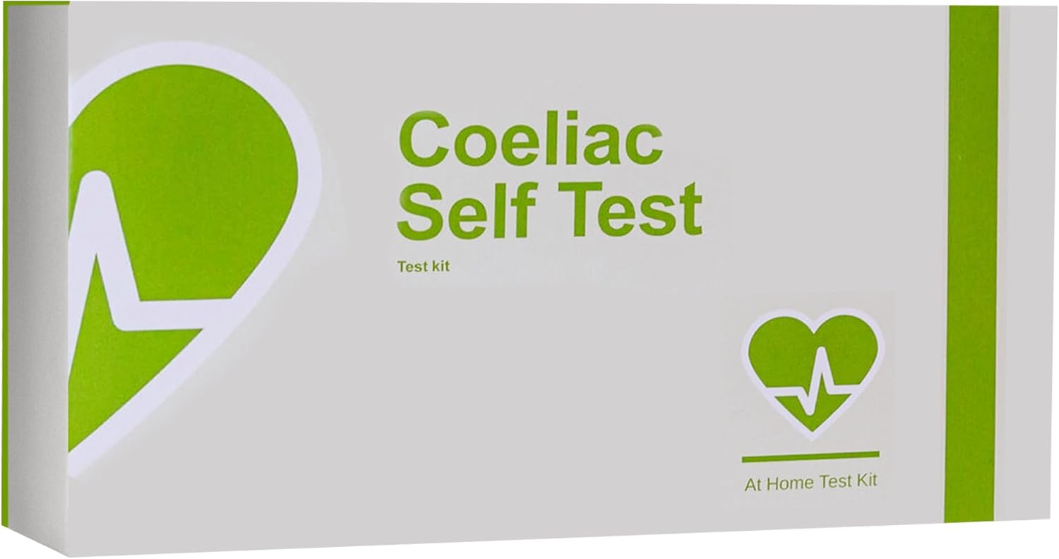 Celiac Test kit NHS Approved | Gluten Intolerance Test Easy & Accurate Coeliac Test Results in 10-Minutes