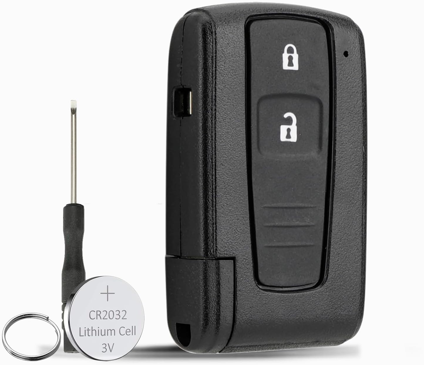 2 Button For Toyota Prius Key Fob Replacement Key Cover Case for Toyota Corolla Verso Key Shell with Battery
