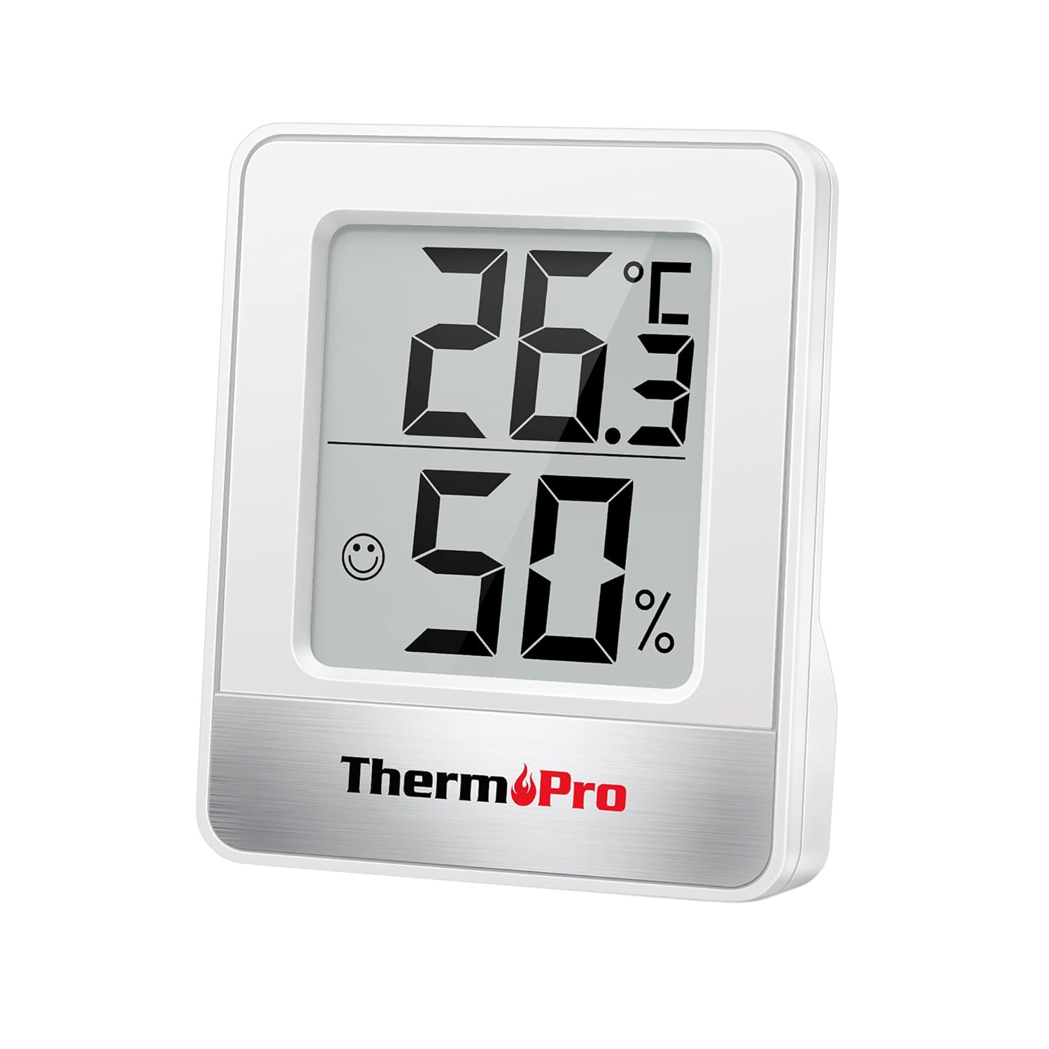 ThermoPro TP49 Small Digital Hygrometer Indoor Thermometer Ambient Thermometer Temperature Monitor and Humidity Meter for Home Office Comfort Reptile Thermometer