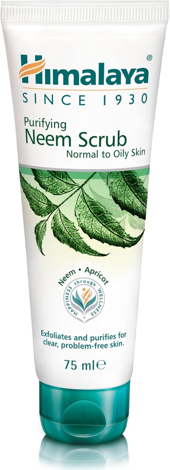 Himalaya Purifying Neem Scrub Best for Normal to Oily Skin -75ml