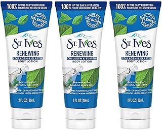 St. Ives Skin Renewing Body Lotion 2 Oz Travel Size (Pack of 3)