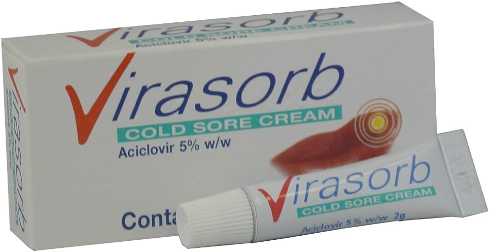 Cold Sore Cream, Aciclovir 5%, 2g