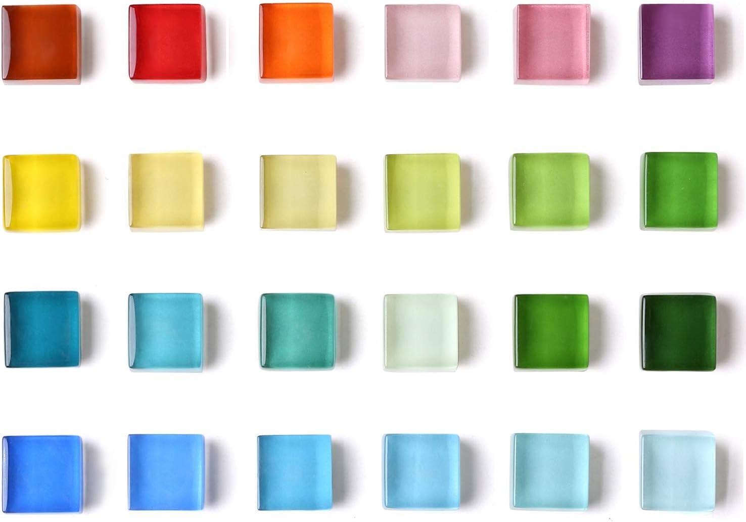 Mymazn 24 Color Refrigerator Magnets - Colorful Fridge Magnets with Cute Decorative Designs for Office, Kitchen, Locker, Glass