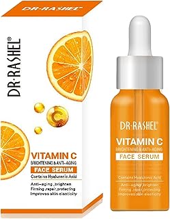 DR RASHEL Vitamin C Face Serum, Vitamin C Serum for Face with Hyaluronic Acid, Brightening & Anti-aging Facial Serum, Organic Vitamin C Serum for Face Dark Spots, Even Skin Tone, Lines & Wrinkles (1)