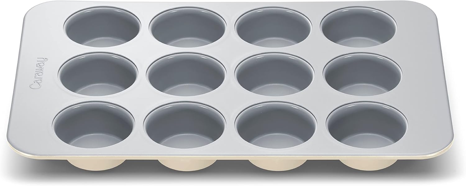 Caraway Non-Stick Ceramic-Coated 12-Cup Muffin Pan