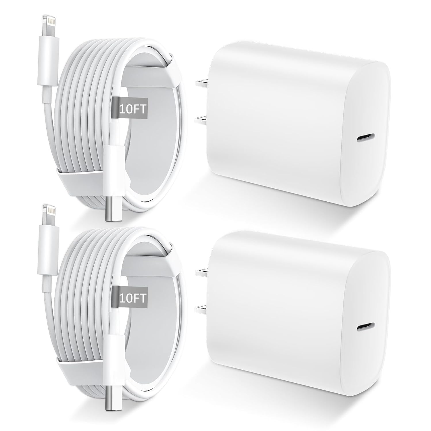 Phone 14 13 12 11 Fast Charger,10FT Long Fast Charging Lightning Cable with 20W USB C iPhone Charger Type C Charger Block for iPhone 14/14 Pro Max/13/13 Pro Max/12/12 Pro Max/11/11Pro/XS/Max/XR/X,iPad