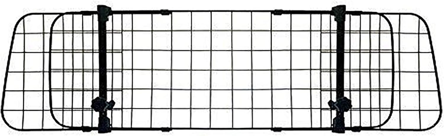 Shield Autocare Mesh Car Dog Guard for Car Boot, Adjustable Headrest Heavy Duty Grill Dog Barrier Travel Pet Protector for Hatchback Estates & SUV