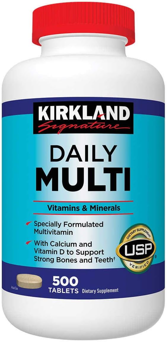 Kirkland Signature Daily Multi, 500 Tablets (2 Pack)