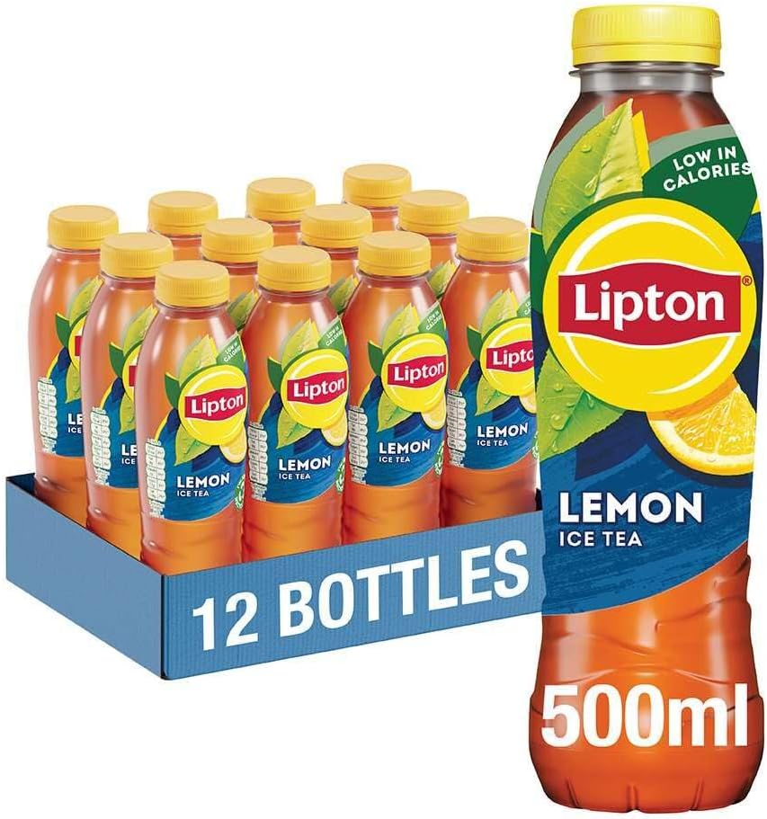 Lipton Ice Tea Lemon 500ml (Pack of 12)