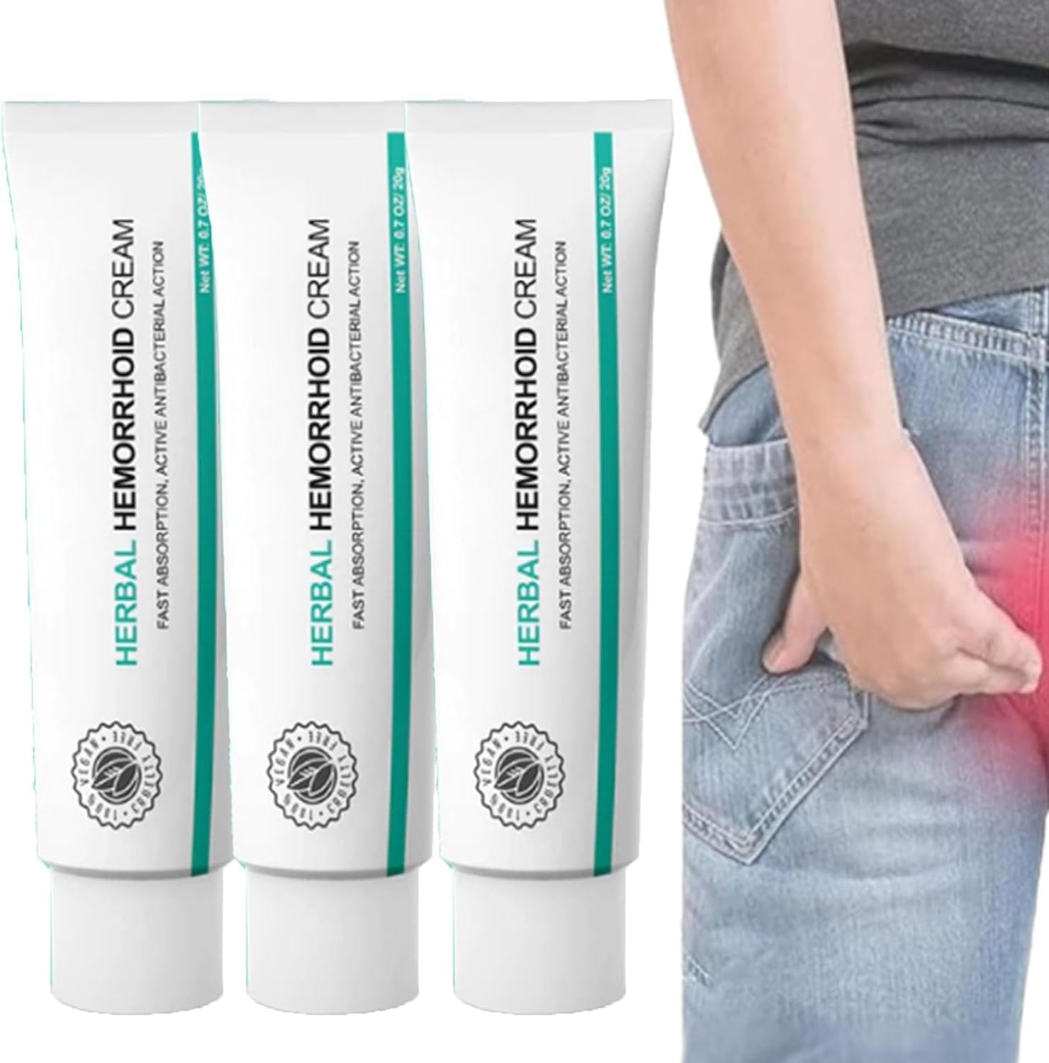 Herbal Hemorrhoids Cream,Herbal Hemorrhoids Cream (3PC)