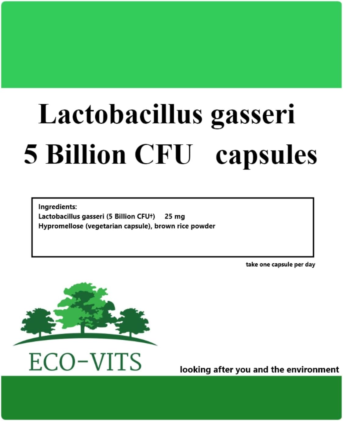 Lactobacillus Gasseri 5 Billion cfu (60 caps) Energy Metabolism and Fat Storage