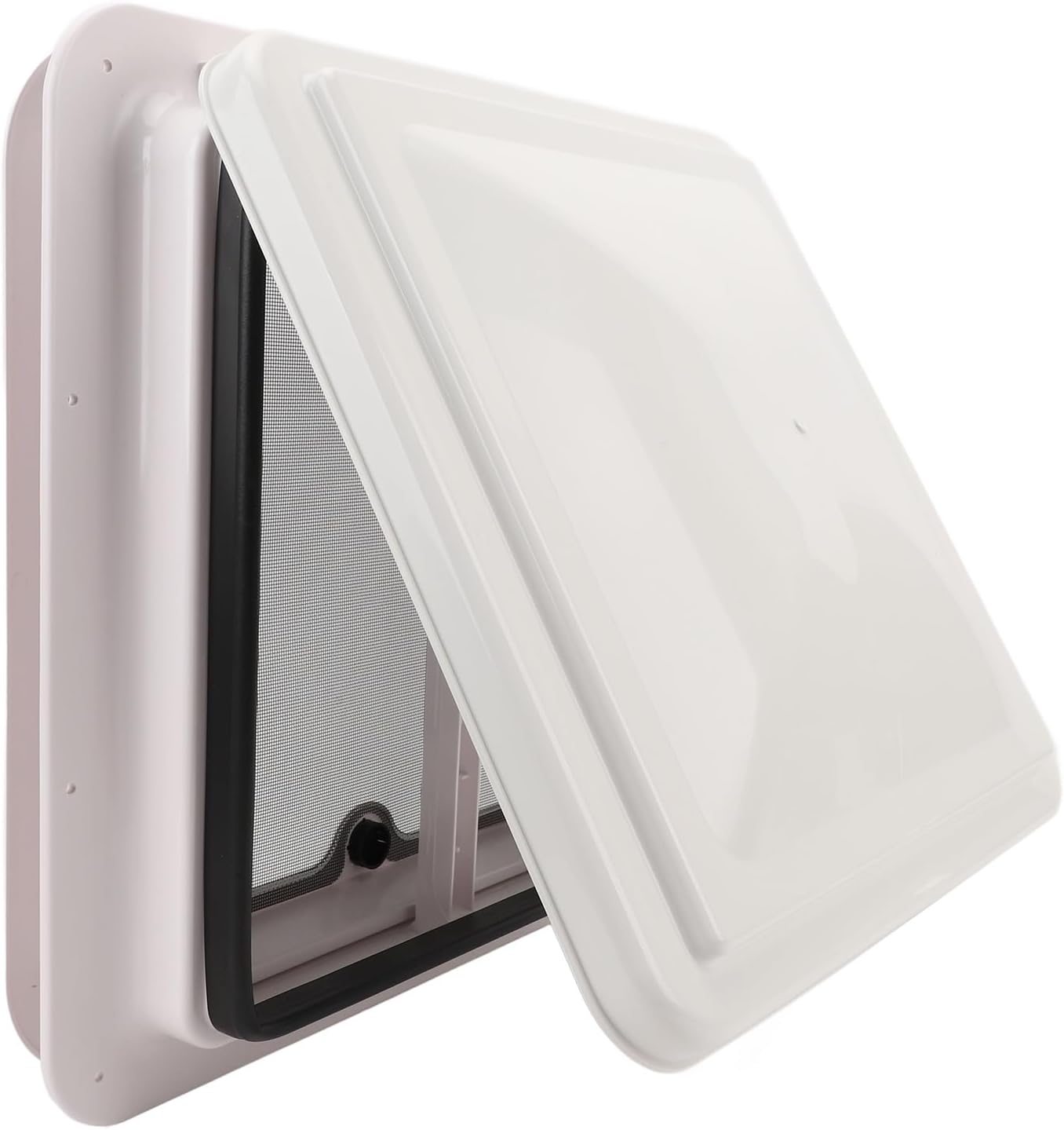 RV Roof VentTra Roof VentRV Ce RV Roof Vent 13.39x13.39in White Motorhome Ceiling Ventilation Lid with Sc and Support Rod for Tra Cam Vehicle Exceptional Crafted Premium From Our