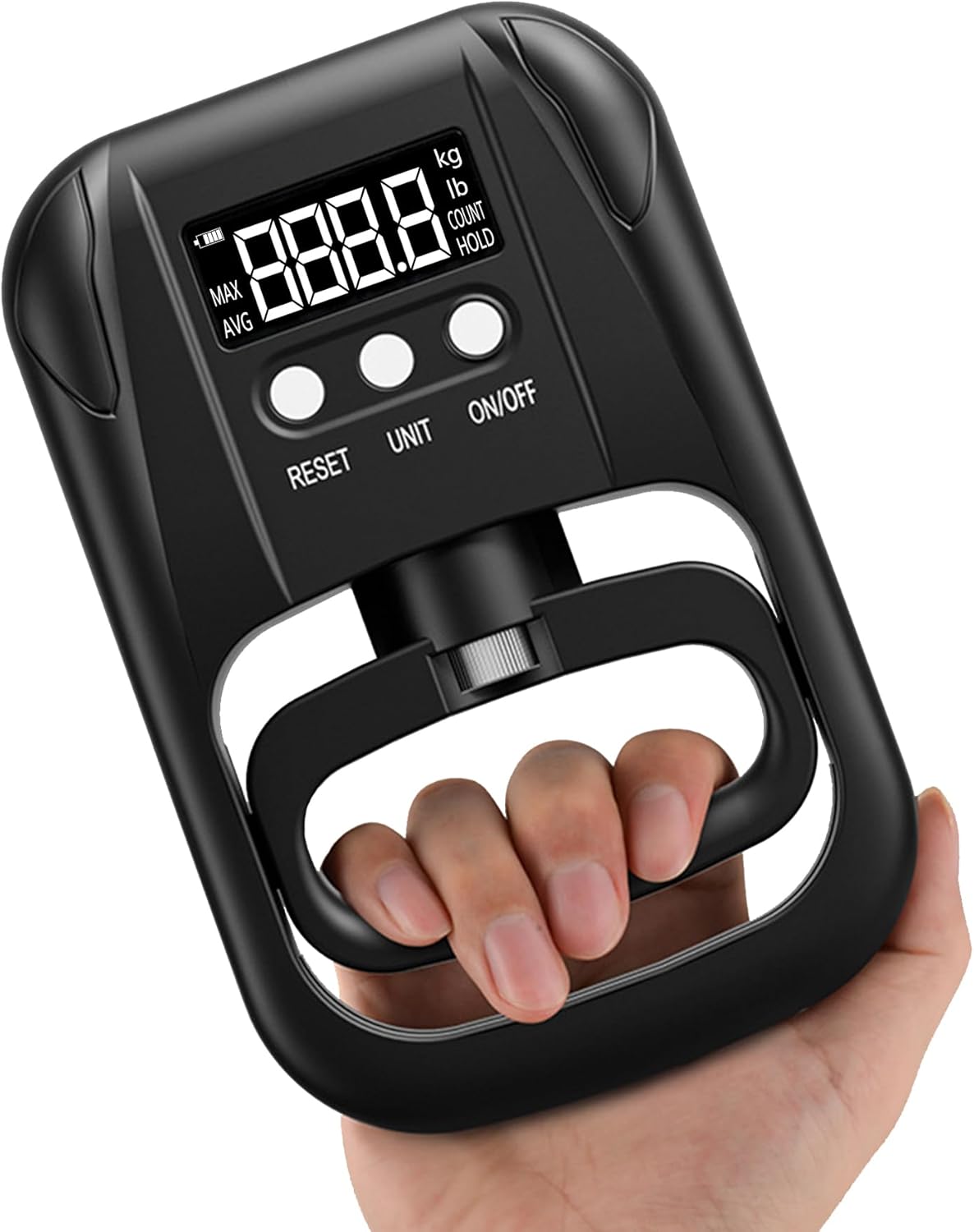 Grip Strength Tester,Hand Grip Dynamometer, 264lbs/120kg Grip strengthener with Adjustable Resistance for Sports Home School Use