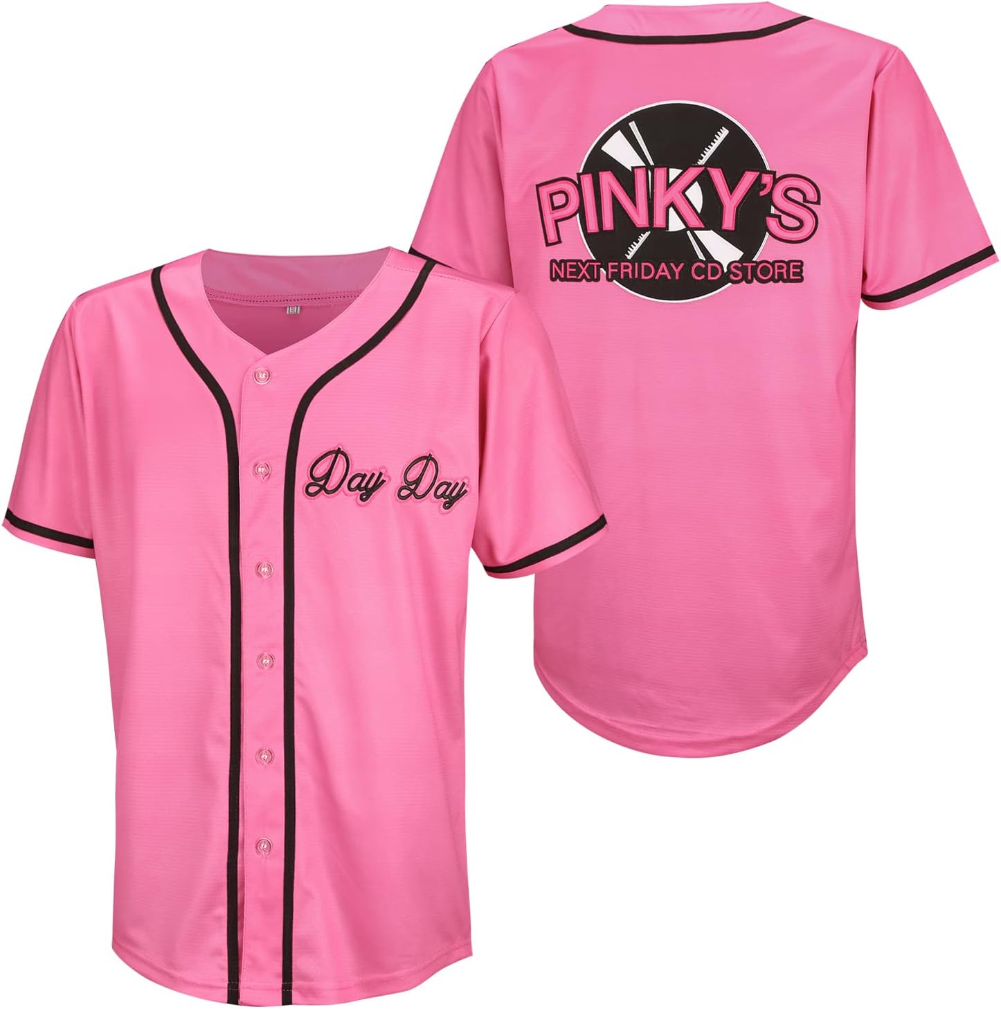 Men's Pinky's Next Friday Movie Baseball Jersey Day Day CD Store Sports Fan Hip Hop Jerseys Stitched