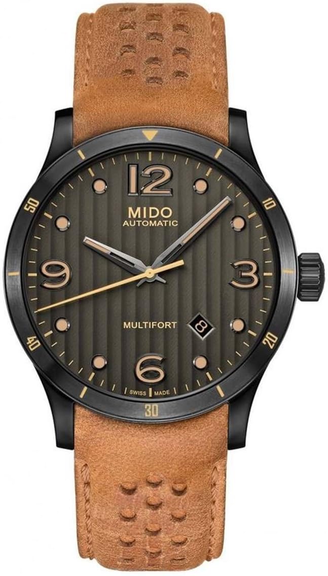 MIDO Men Analog Automatic Watch with Leather Strap M0254073606110