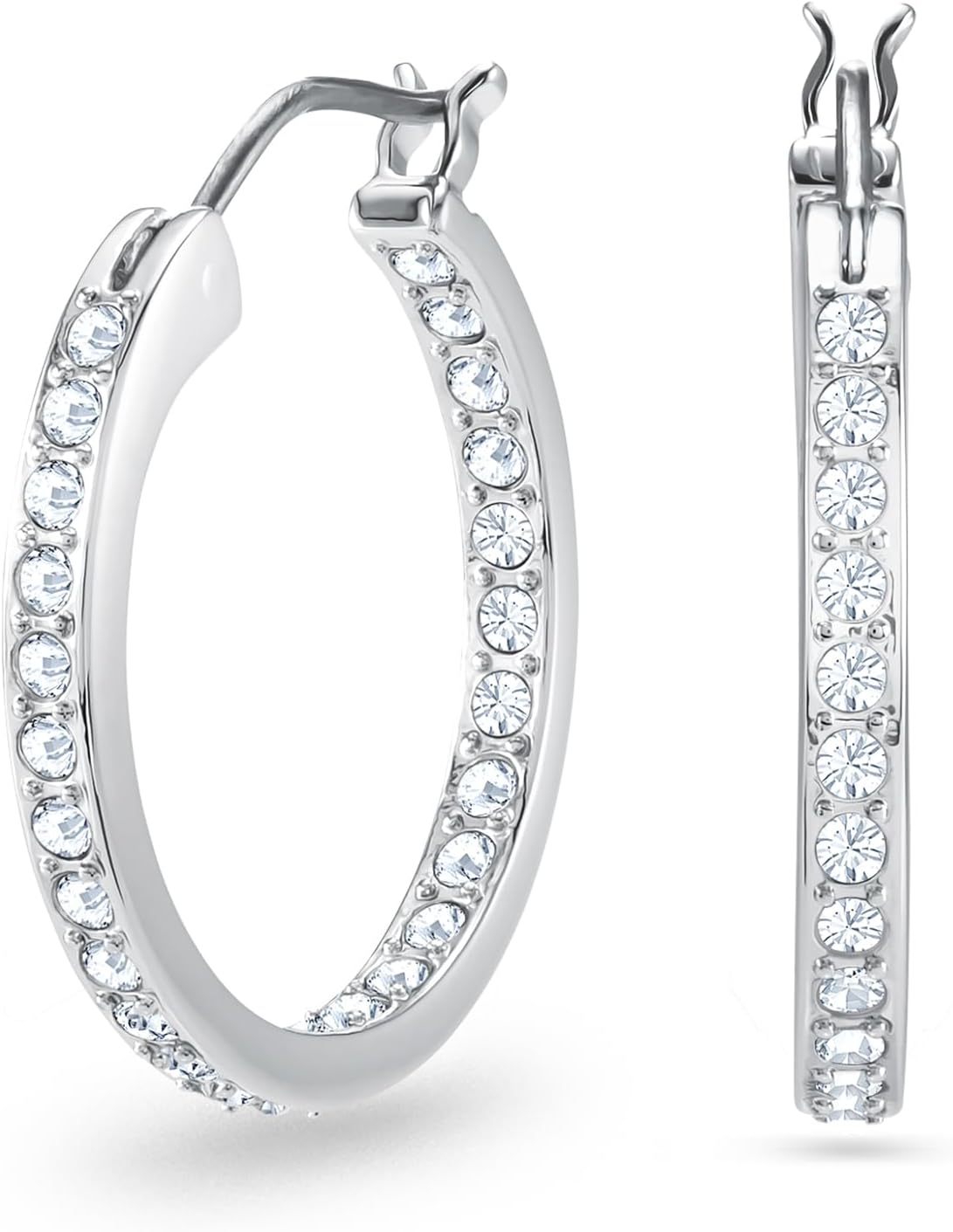 Swarovski Sommerset Collection Hoop Earrings