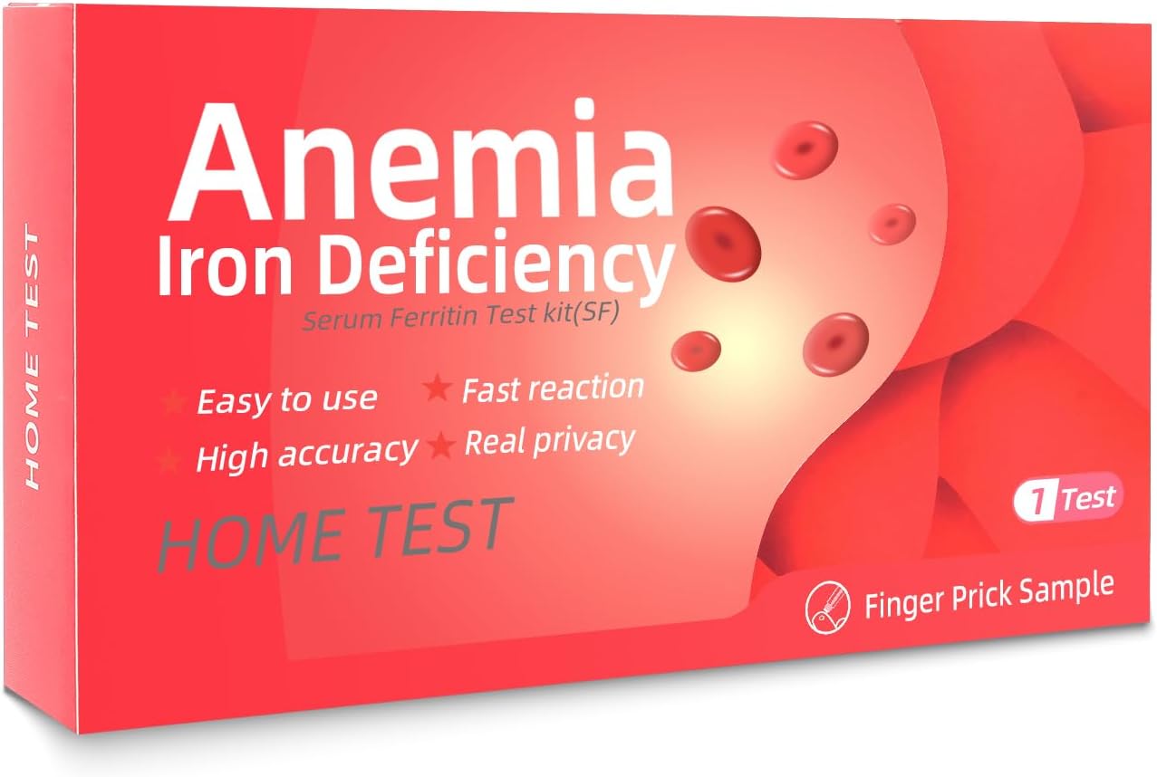 Iron Deficiency Test kit for Children and Adults, Rapid Home Test