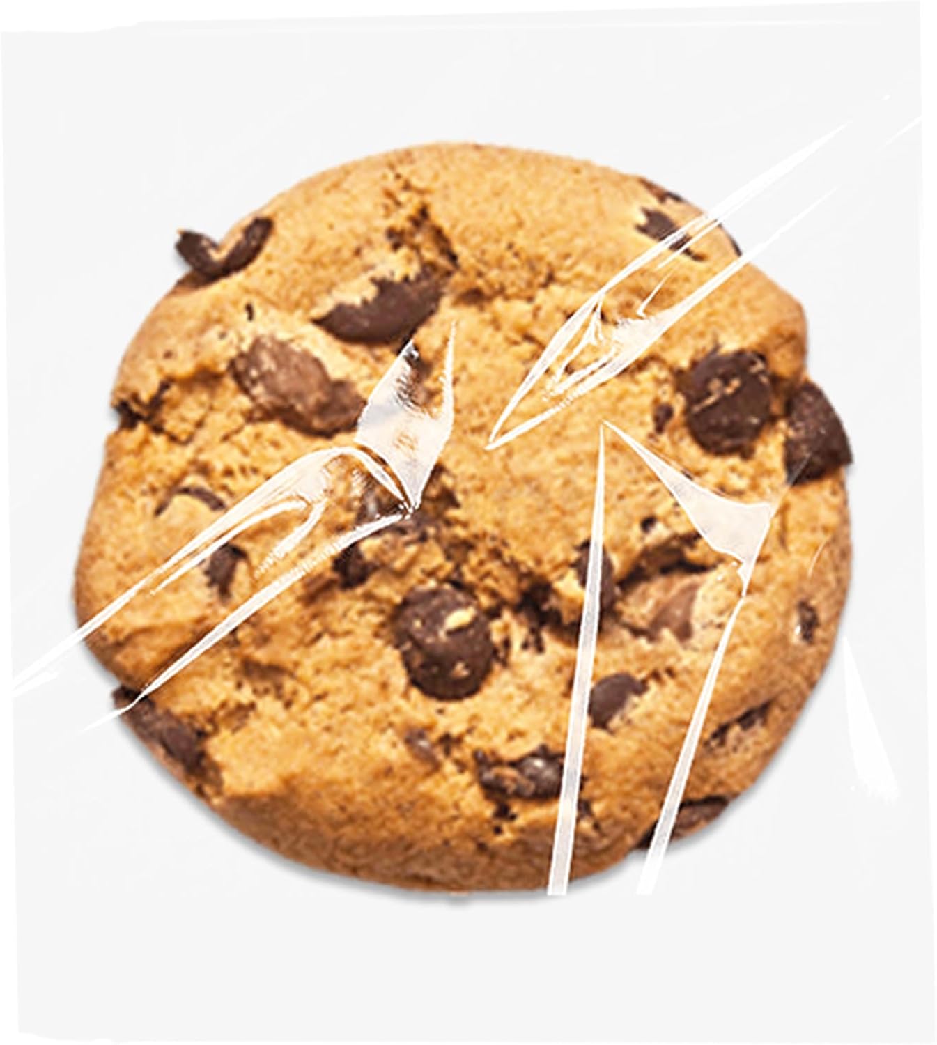 SUREHOME Cookie Bags with Seal 4x4 In Clear Self Sealing Cellophane Bags 100 Pcs Small Sealable Treat Bags Self Adhesive Cookie Packaging Individual Candy Gift Giving Wrappers