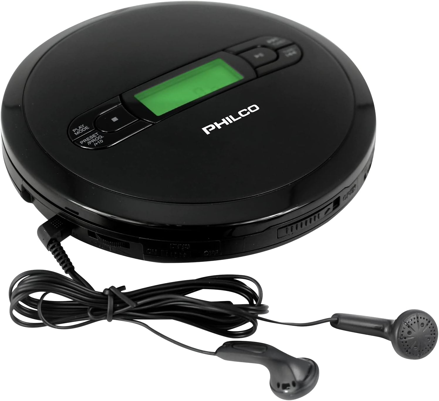 PHILCO Personal CD Player with MP3 Playback, FM Radio & 60 Second Anti-Shock