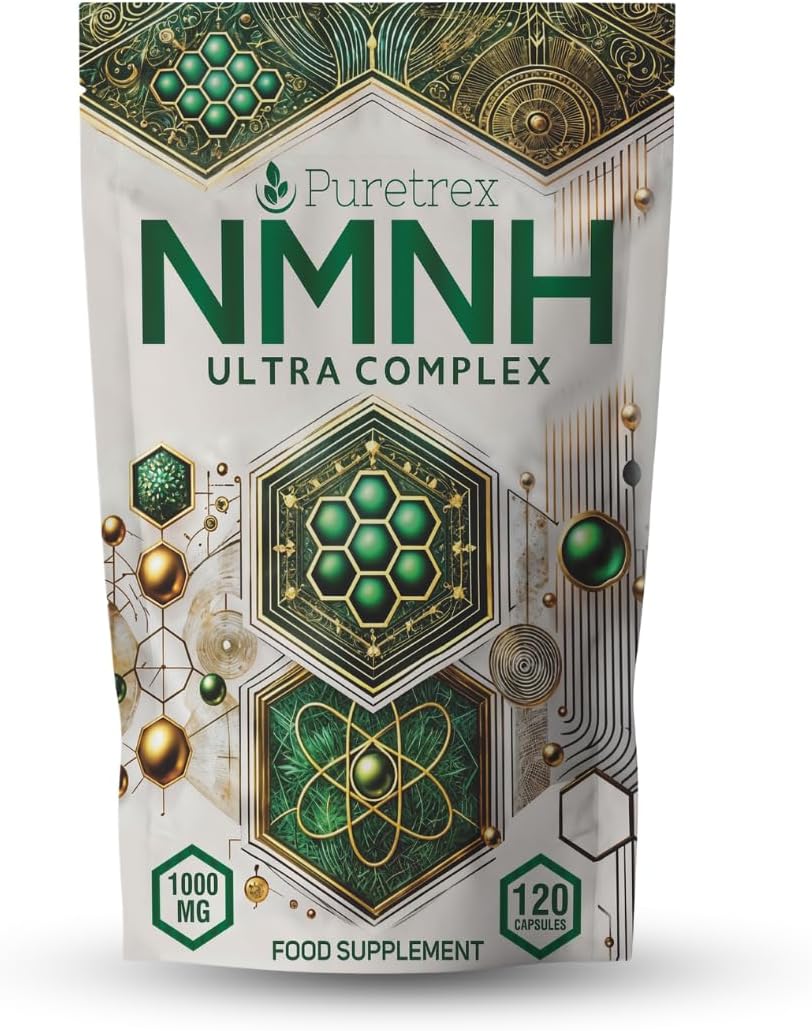 Puretrex NMNH Ultra Complex, 1000mg, 120 Capsules, NAD Supplement for Healthy Ageing, Energy, DNA Repair