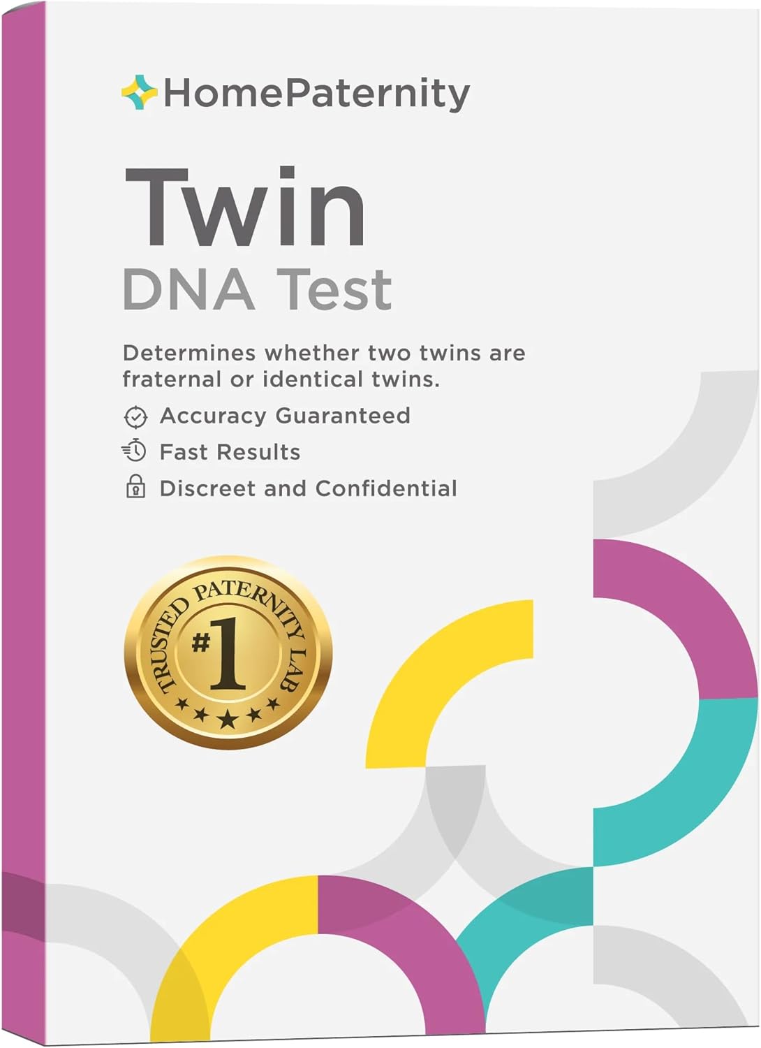 Twin DNA Test, Fast Results, Highest Accuracy Available with Up to 34 Genetic Markers Tested, All Lab Fees & Shipping Included, Identical or Fratneral Twins