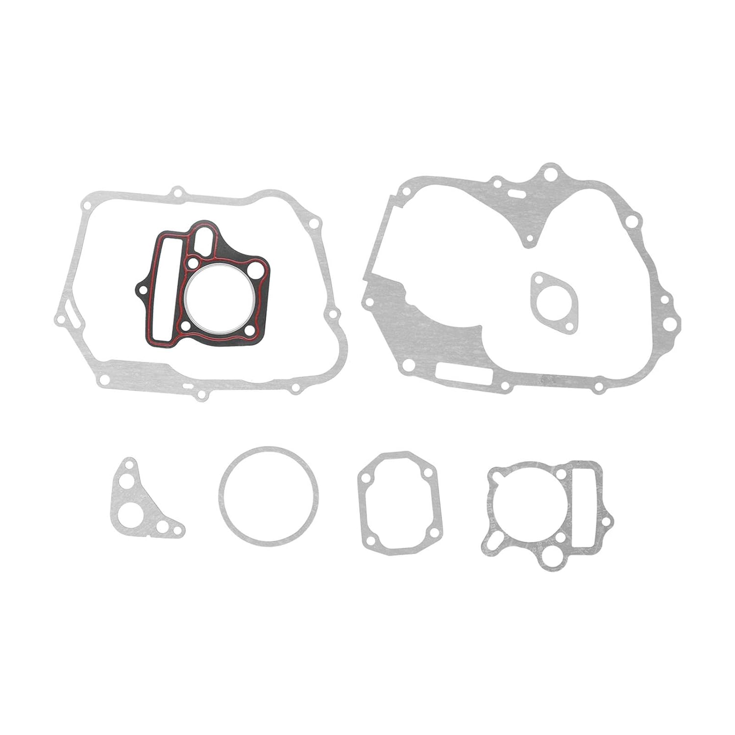 125 pit bike Engine Gasket gaskets set Kit, 8Pcs Engine Gasket Set Replacement Parts Fit for Lifan 125cc Pit Pro Trail Quad Dirt Bike ATV