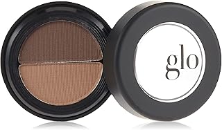 Glo Skin Beauty Brow Powder Duo | Expertly Match Any Brow Color While Softly and Naturally Filling Sparse Areas, (Brown)