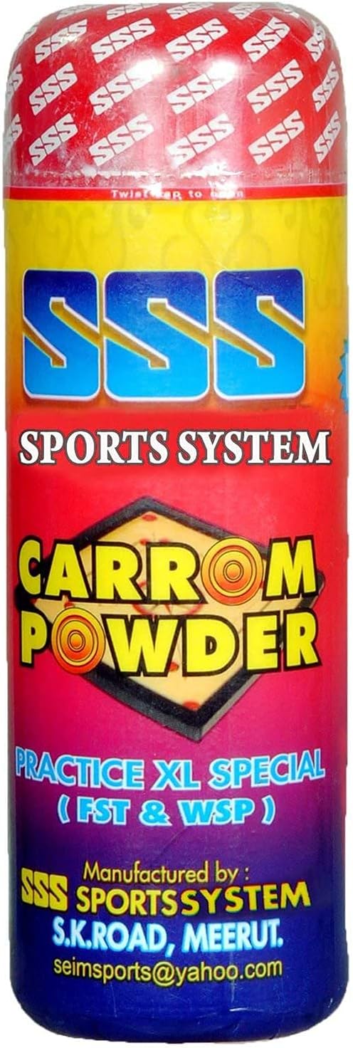 SSS Carrom Powder 160Gm Practice-XL _by Kingsmen Line (Pack of 1)