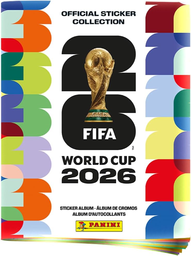 2026 Panini FIFA World Cup Sticker Collection Album – Official Tournament Sticker Book for USA/Canada/Mexico 2026