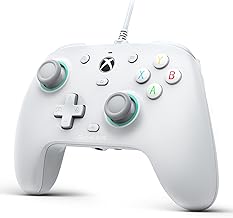 GameSir G7 SE Wired Xbox Controller with Hall Effect Joysticks and Hall Triggers, Works with Xbox Series X|S, Xbox One, Windows 10/11 PC, Officially Licensed for Xbox, 1000hz, Mappable Back Buttons(White)