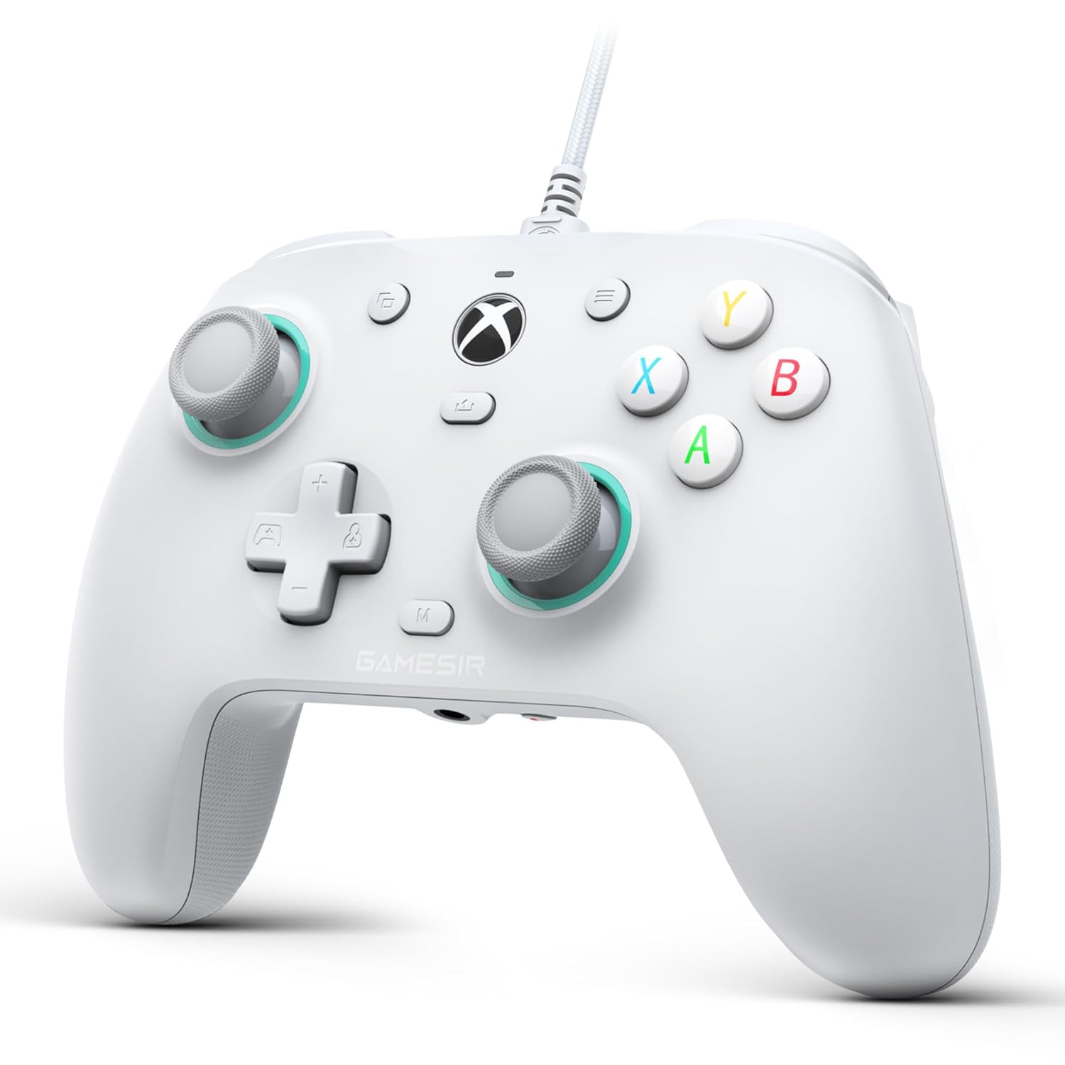 GameSir G7 SE Wired Xbox Controller with Hall Effect Joysticks and Hall Triggers, Works with Xbox Series X|S, Xbox One, Windows 10/11 PC, Officially Licensed for Xbox, 1000hz, Mappable Back Buttons(White)